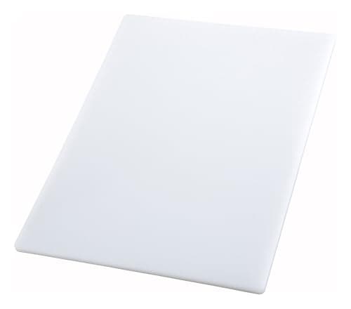 Winco Cutting Board, 18 by 24 by 1/2-Inch, White, 18" x 24"