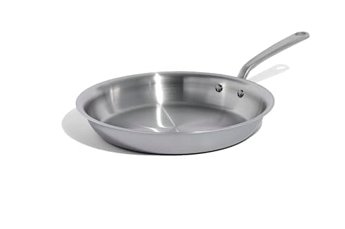 Made In Cookware - 12-Inch Stainless Steel Frying Pan - 5 Ply Stainless Clad