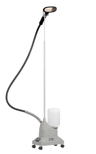 J-2S Jiffy Garment Steamer with Plastic Head and Stainless Steel Face, 120 Volt,Grey