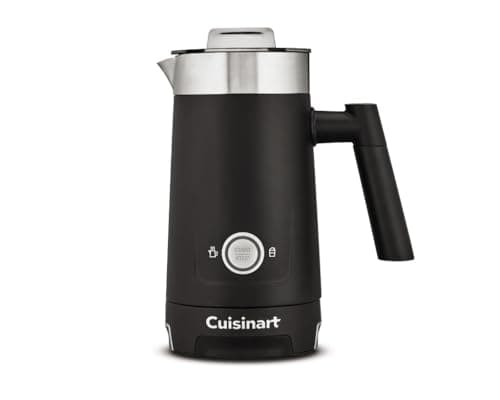Cuisinart Hot and Cold Foam Milk Frother, Electric Frother for Coffee, Lattes, Cappuccinos, Macchiatos, Hot Chocolate and More, Stainless Steel Nonstick Milk Tank, Cool Touch Exterior, FR-16, Black