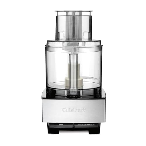 Cuisinart Food Processor, 14-Cup Vegetable Food Chopper for Mincing, Dicing, Shredding, Puree & Kneading Dough, 720-Watt Motor, Stainless Steel, DFP-14BCNY