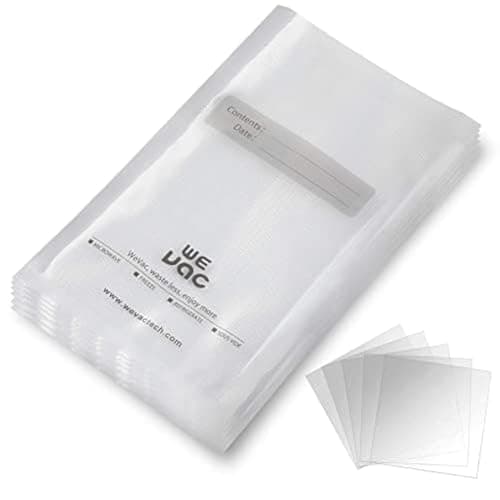 Wevac Vacuum Sealer Bags 100 Quart 8x12 Inch for Food Saver, Seal a Meal, Weston