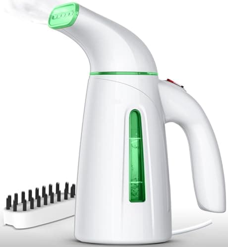 OGHom Steamer for Clothes, Portable Handheld Clothing Garment Steamer, 240ml Large Capacity 700W Travel Steam Iron 30 Second Fast Heat Up (Soft Green)