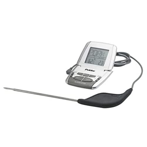 Polder Digital Meat & Poultry Probe in-Oven Thermometer Temperature Monitor