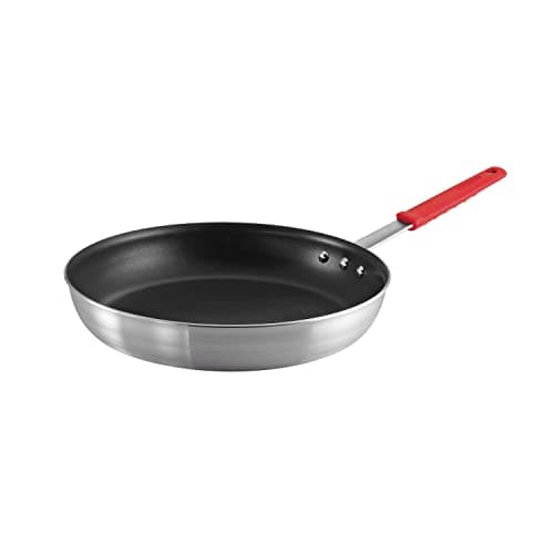 Tramontina Professional 14-Inch Non Stick Extra Large Frying Pan, Heavy-Gauge Aluminum Skillet with Reinforced Nonstick Coating, Red Handle, Dishwasher and Oven Safe