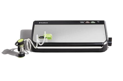 FoodSaver FM2435 Vacuum Sealer Machine with Bonus Handheld Vacuum Sealer and Starter Kit, Safety Certified, Silver