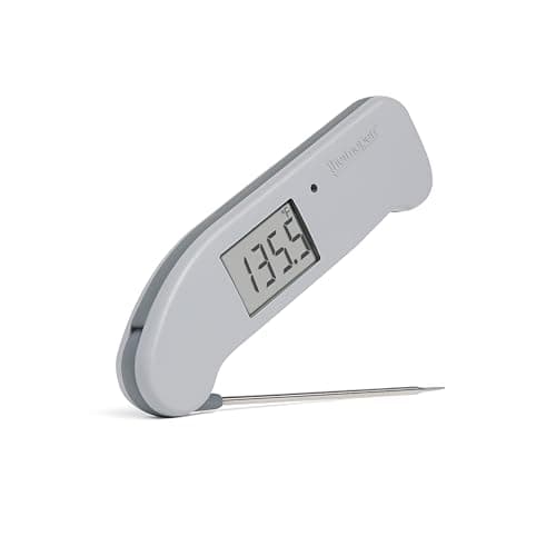ThermoWorks ThermoPop 2 — Best Value Instant Read Thermometer - Dove Grey