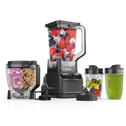 Ninja Kitchen System | All-in-One for Smoothies, Frozen Drinks, Veggie Chopper & More | BR601AMZ