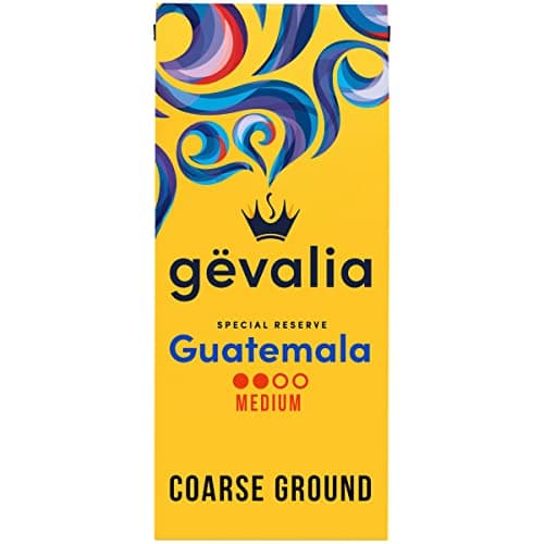 Gevalia Special Reserve Guatemala Single Origin Medium Roast Coarse Ground Coffee, 10 oz. Bag