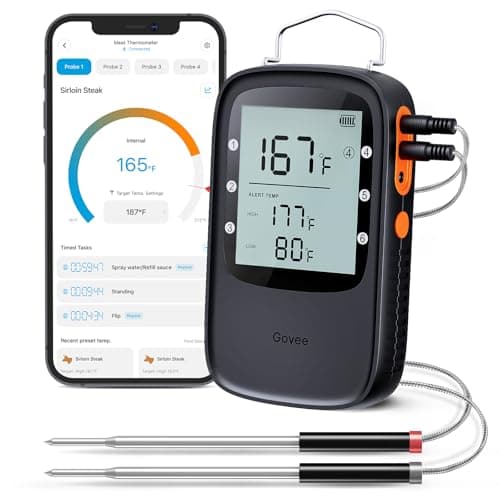 Govee Bluetooth Meat Thermometer, Wireless Meat Thermometer for Smoker Oven