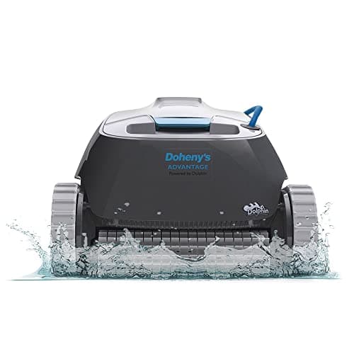 Dolphin Advantage Automatic Robotic Pool Vacuum Cleaner, Wall Climbing, Active Scrubber Brush, Ideal for In-Ground Pool Types up to 33 FT in Length