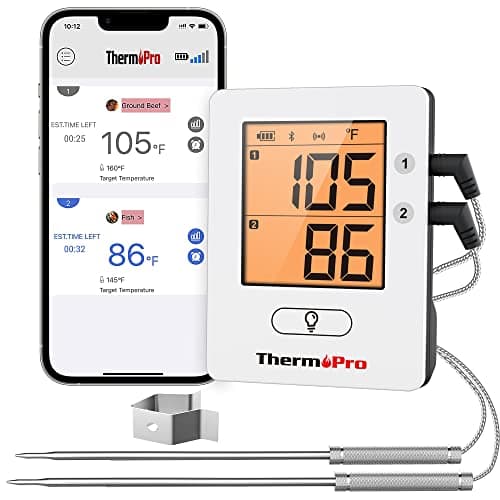 ThermoPro TP910 650FT Bluetooth Meat Thermometer for Smokers
