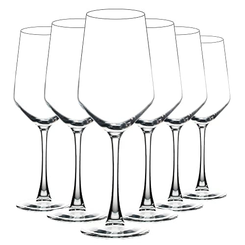 YANGNAY Wine Glasses Set of 6, 13 Oz Red or White Wine Glass with Stem, Perfect for Home, Restaurant, Dishwasher Safe