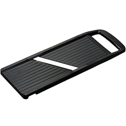 Kyocera Advanced Ceramic Wide Adjustable Slicer with Handguard, Black