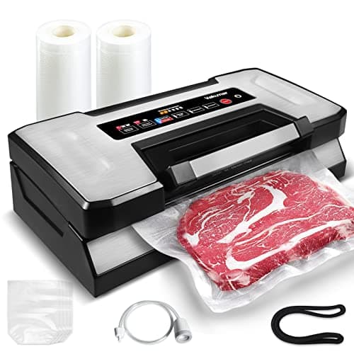 Vakumar Precision Vacuum Sealer Machine Pro, with Cutter and Lagre Bag Roll(Up to 70 Feet Length)/ Viewing Lid, 3 Modes Auto Food Vacuum Sealer for Sous Vide